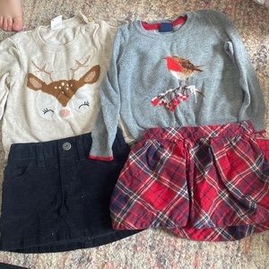 Sweater and skirt set bundles